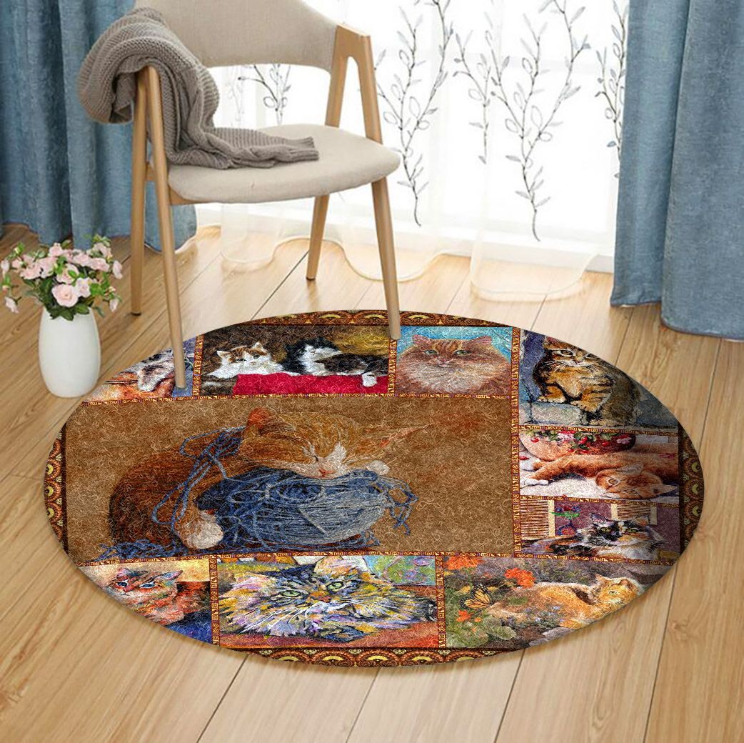 Cat Limited Edition Round Rug