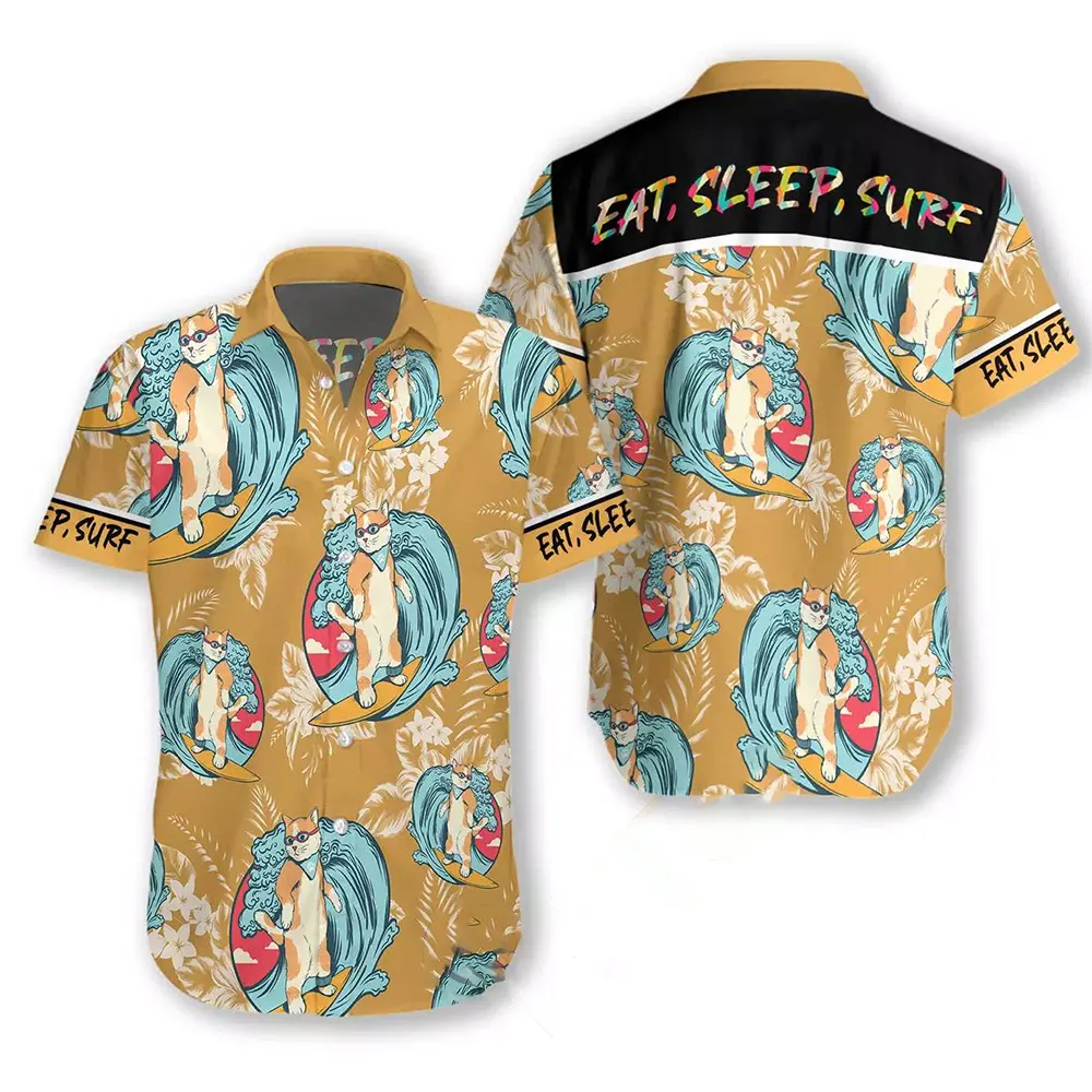 Cat Hawaiian shirts