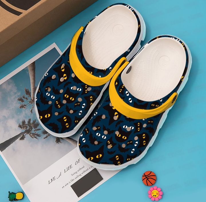 Cat Scary Crocs Clog Shoes