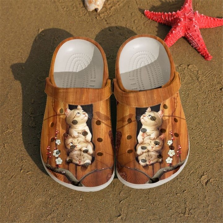 Cat Spring Crocs Clog Shoes