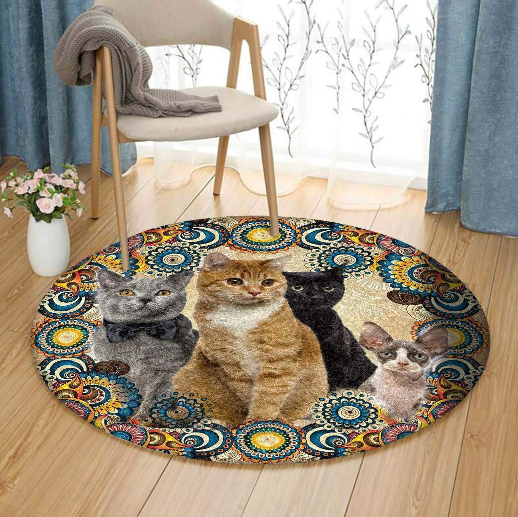 Cats Limited Edition Round Rug