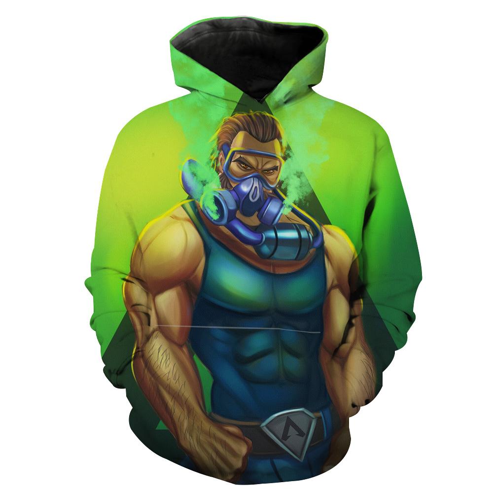 Caustic Apex Legends Apex Legends Hoodie 3D