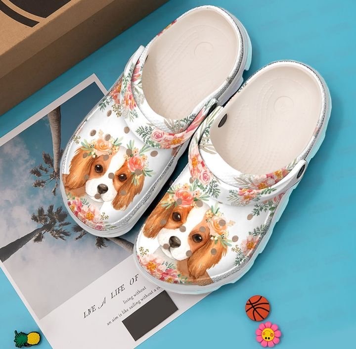 Cavalier King Spaniel Baby Crocs Clog Shoes