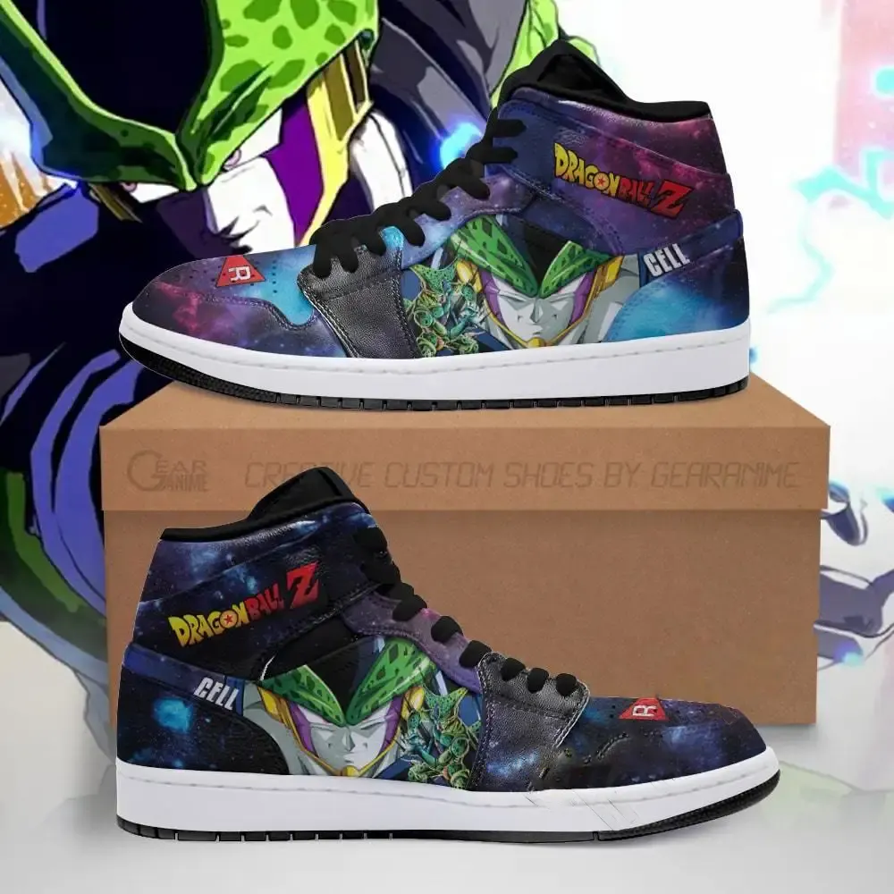 Cell Galaxy Dragon Ball Z Anime Amazon Air Jordan Shoes