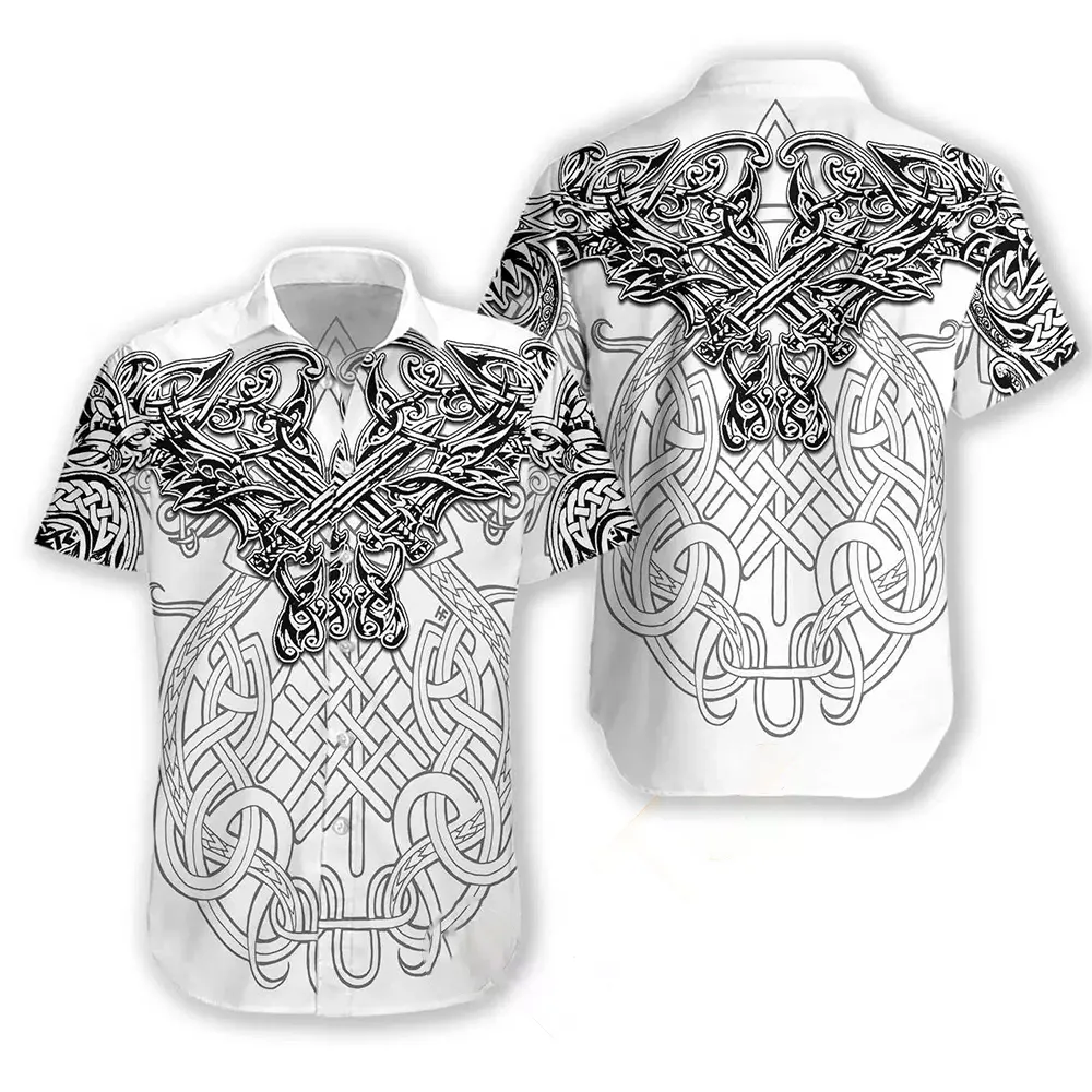 Celtic Dragon Tattoo 3d Hawaiian shirts