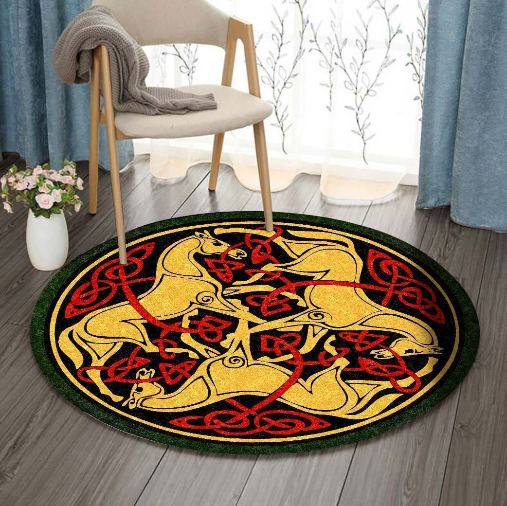 Celtic Horse Limited Edition Round Rug