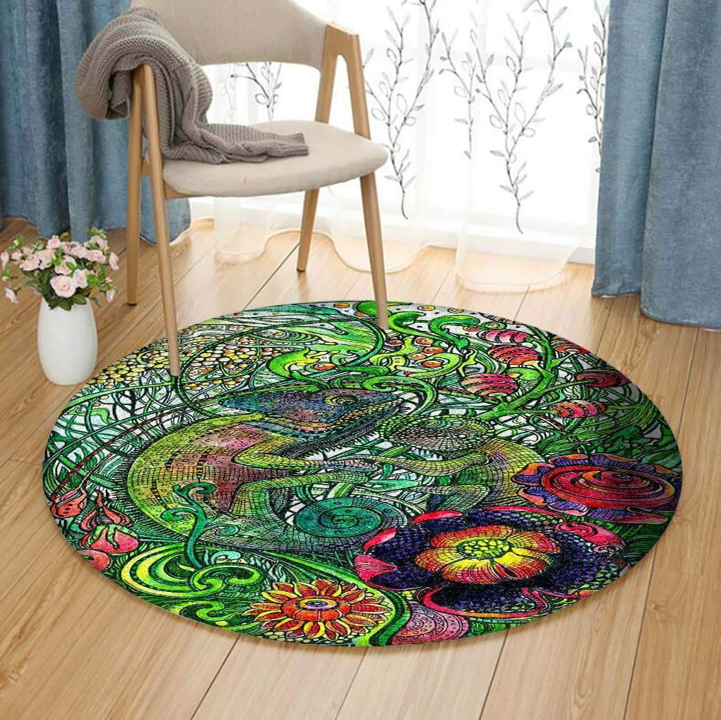 Chameleon Limited Edition Round Rug