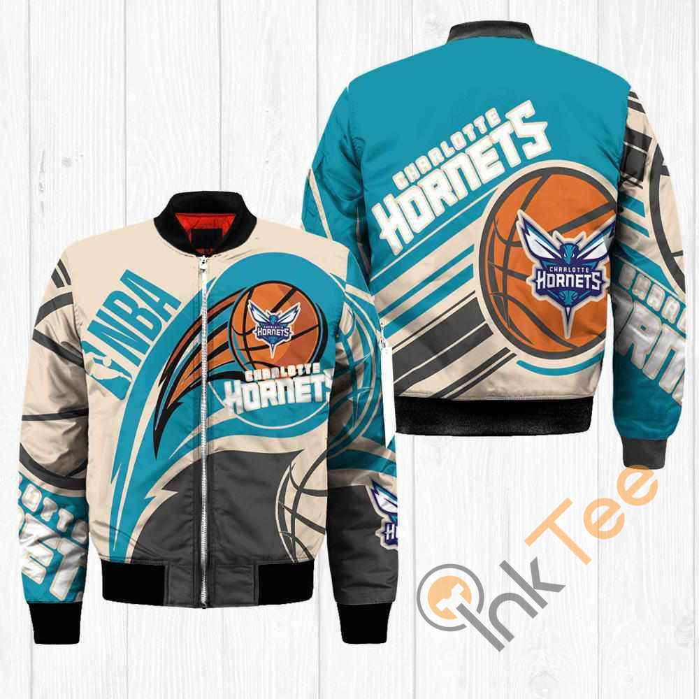 Charlotte Hornets NBA Balls Apparel Best Christmas Gift For Fans Bomber Jacket