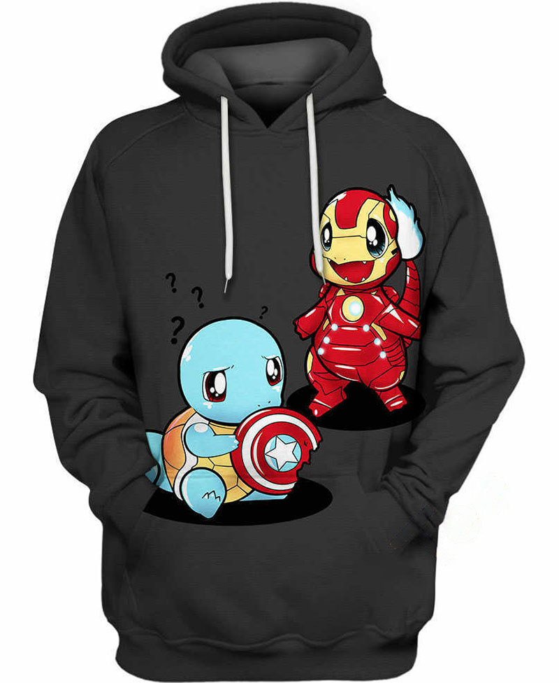 Charmander Iron Man Hoodie 3D