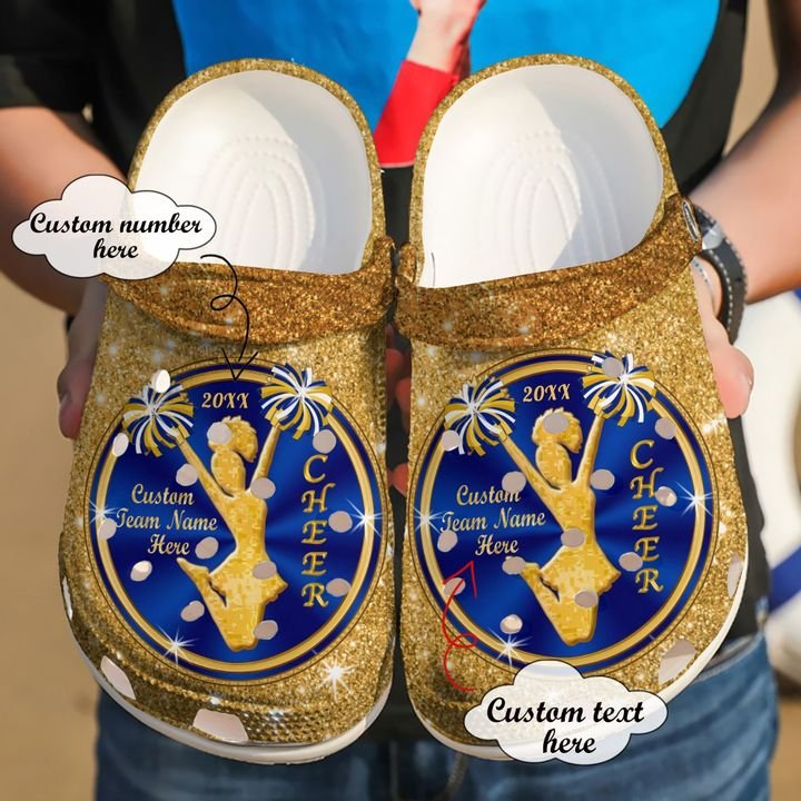 Cheerleader Personalized From Bow To Toe Crocs Clog Shoes