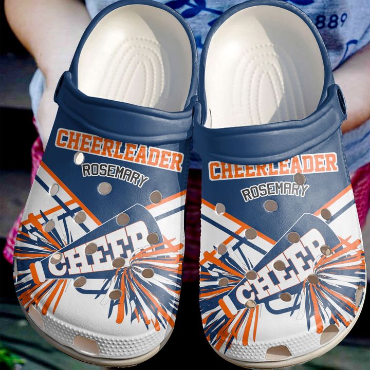 Cheerleader Personalized Pom Poms Crocs Clog Shoes