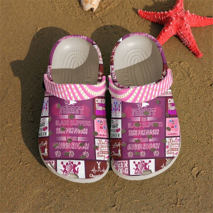 Cheerleading Go Fight Win Cheer Crocs Clog Shoes