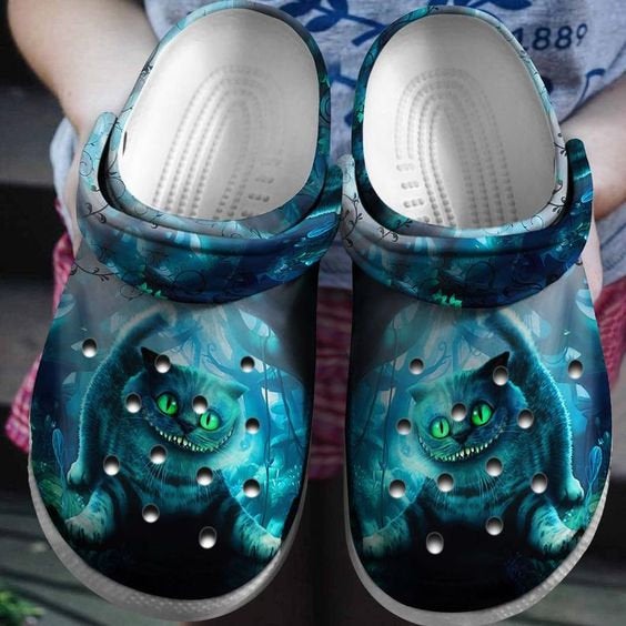 Cheshire Cat Crocband Crocs Clog Shoes