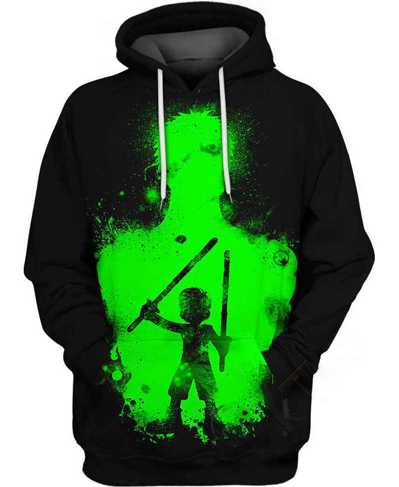 Chibi Roronoa Zoro Hoodie 3D