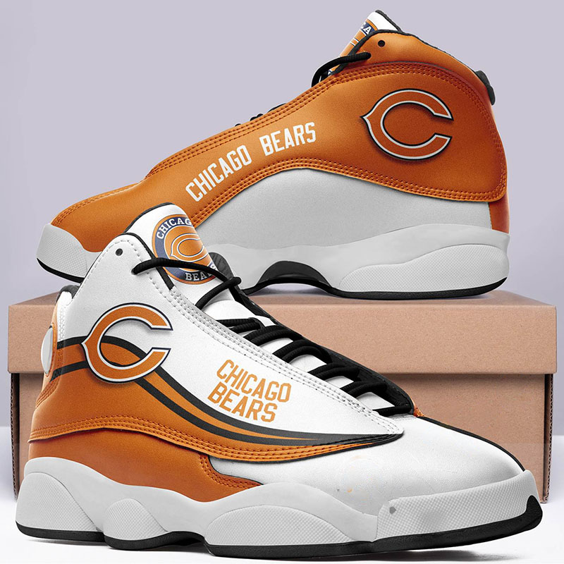 Chicago Bears Logo Air Jordan Shoes