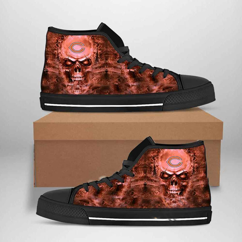 Chicago Bears Nfl Football High Top Shoes