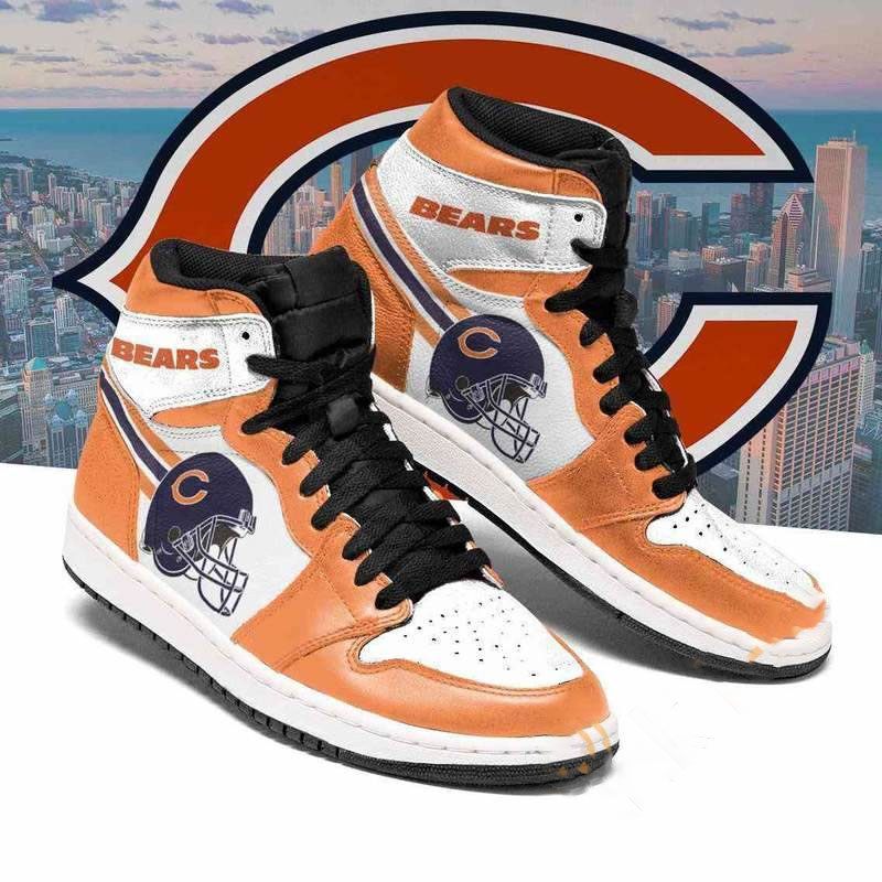 Chicago Bears Nfl Football Custom Air Jordan Shoes