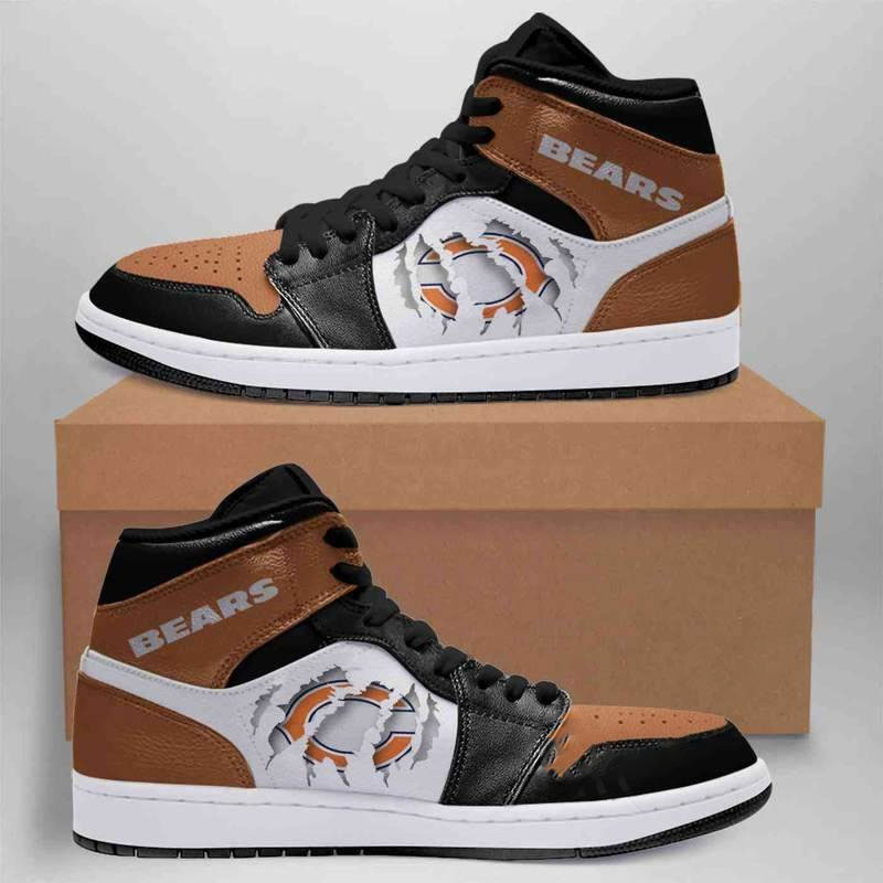 Chicago Bears Nfl Outdoor Custom Air Jordan Shoes