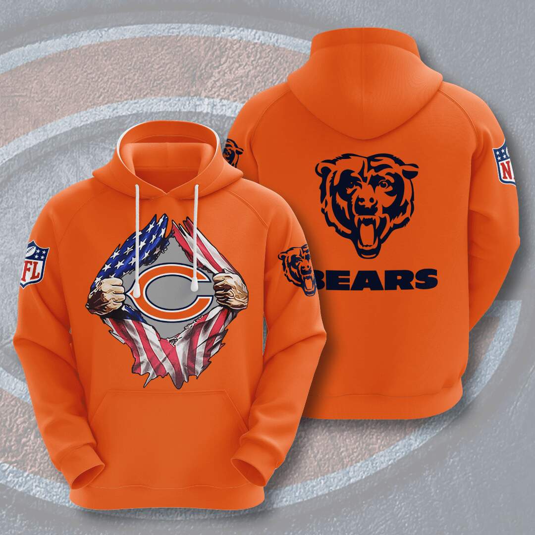 Chicago Bears Custom Hoodie 3D