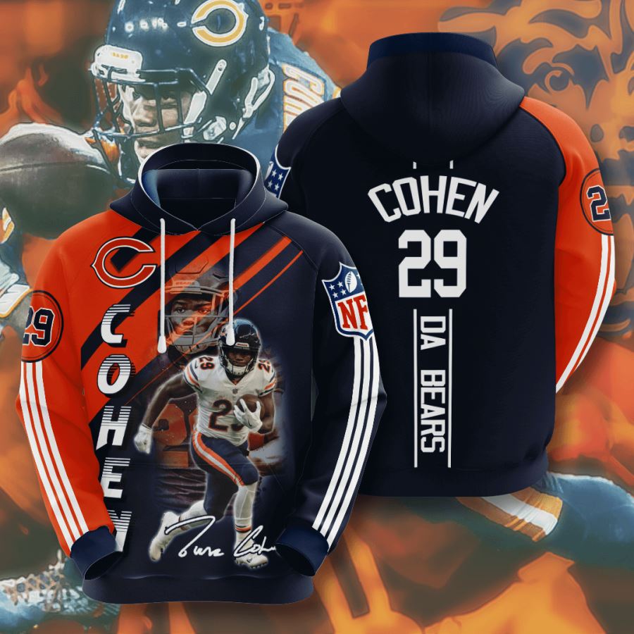 Chicago Bears Custom Hoodie 3D