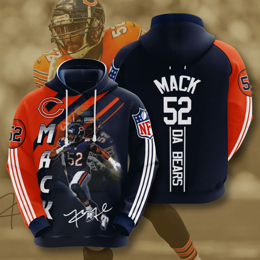 Chicago Bears Custom Hoodie 3D
