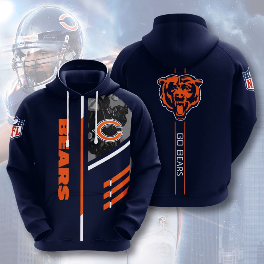 Chicago Bears Custom Hoodie 3D