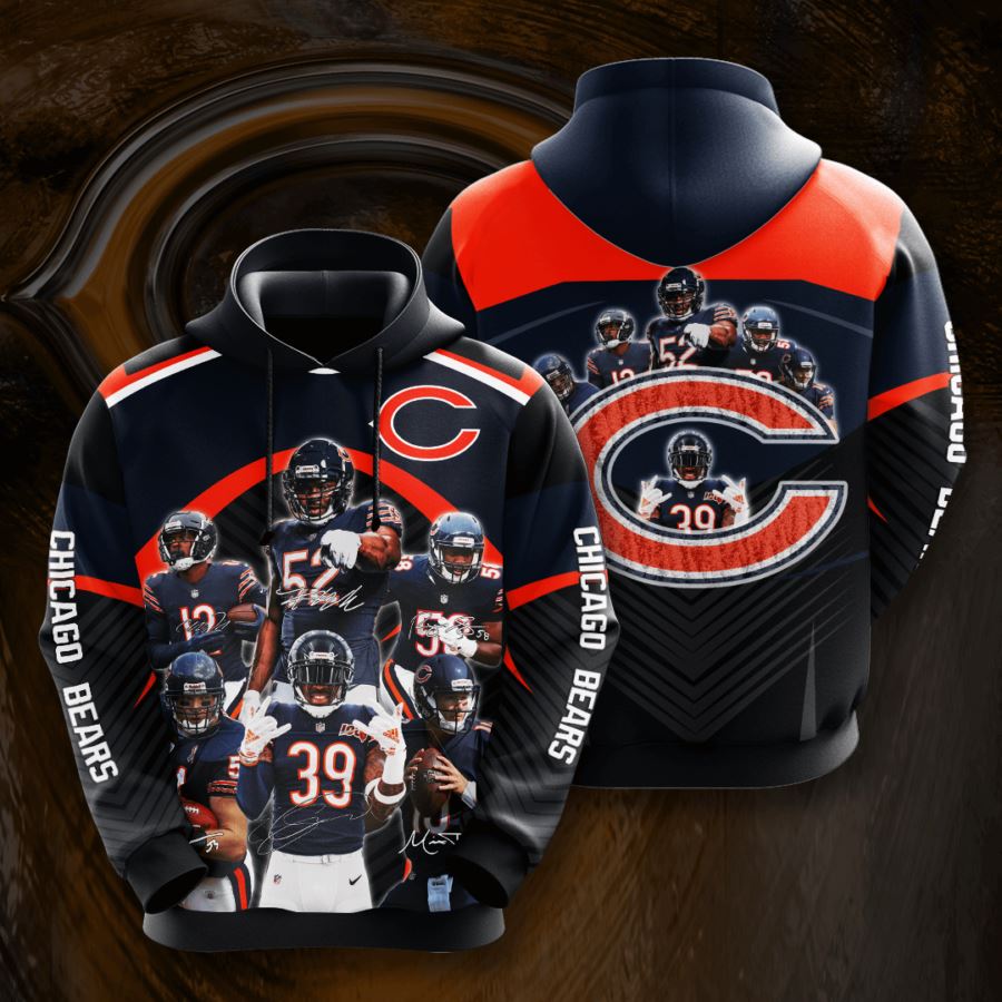 Chicago Bears Custom Hoodie 3D