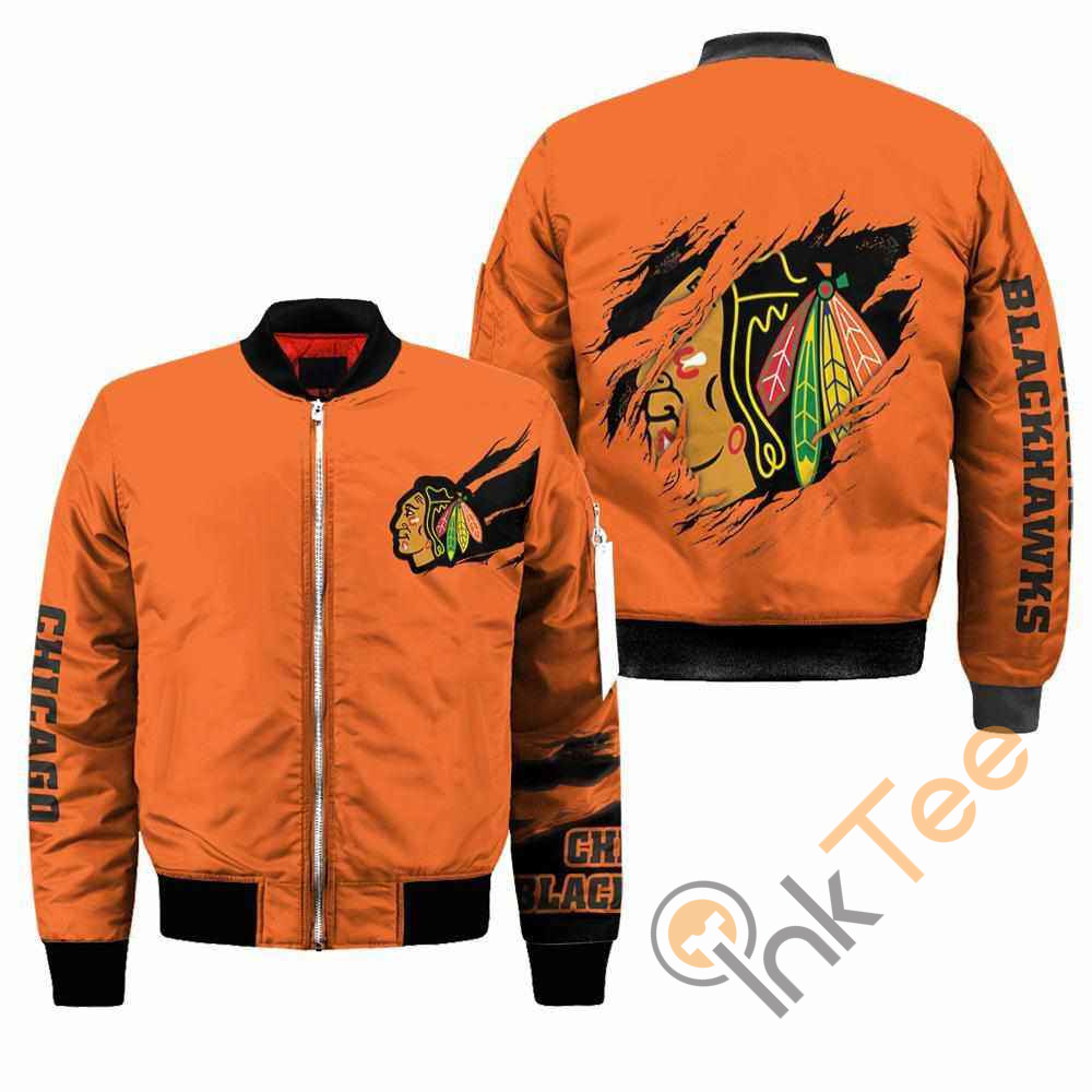 Chicago Blackhawks NHL Apparel Best Christmas Gift For Fans Bomber Jacket