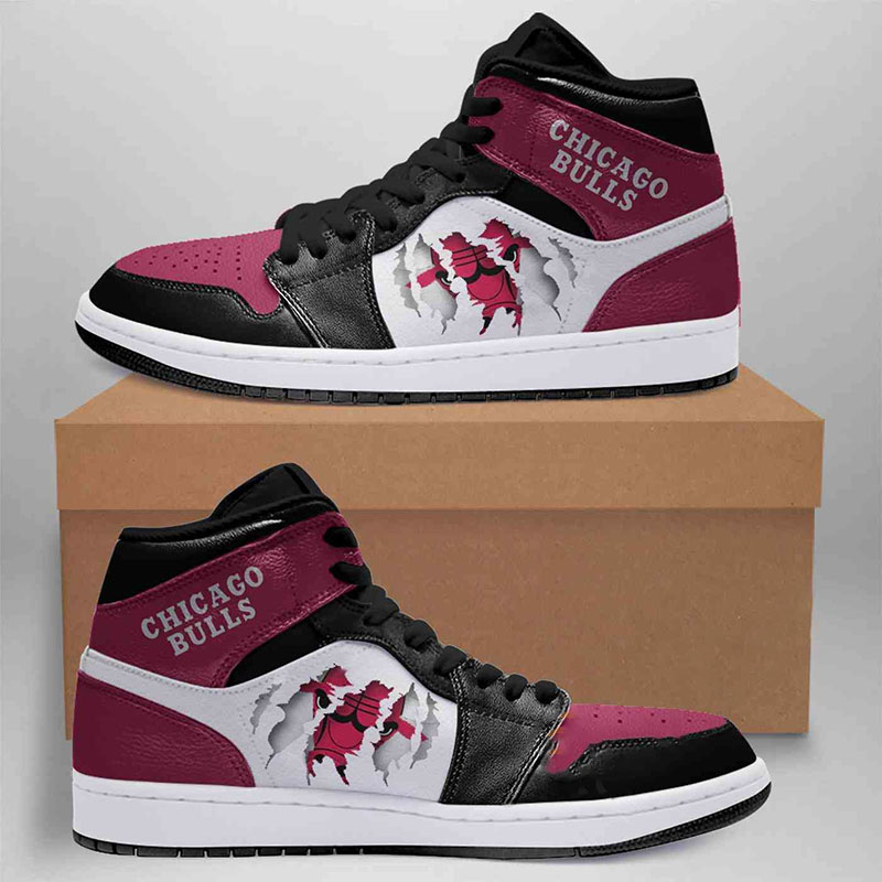 Chicago Bulls Nba Custom Air Jordan Shoes