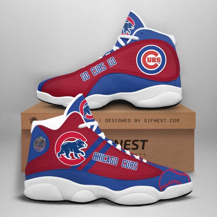 Chicago Cubs Custom Air Jordan Shoes