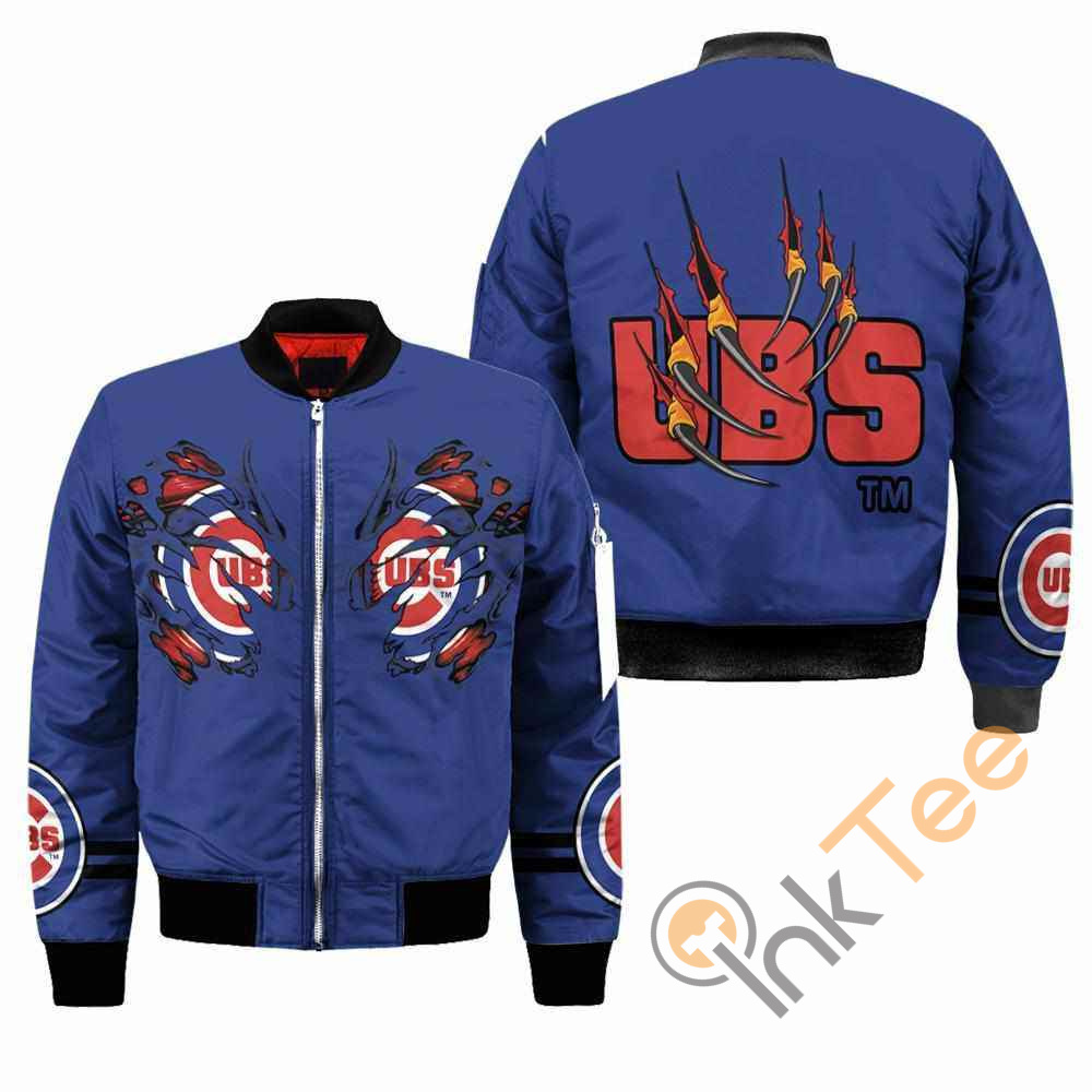 Chicago Cubs MLB Claws Apparel Best Christmas Gift For Fans Bomber Jacket