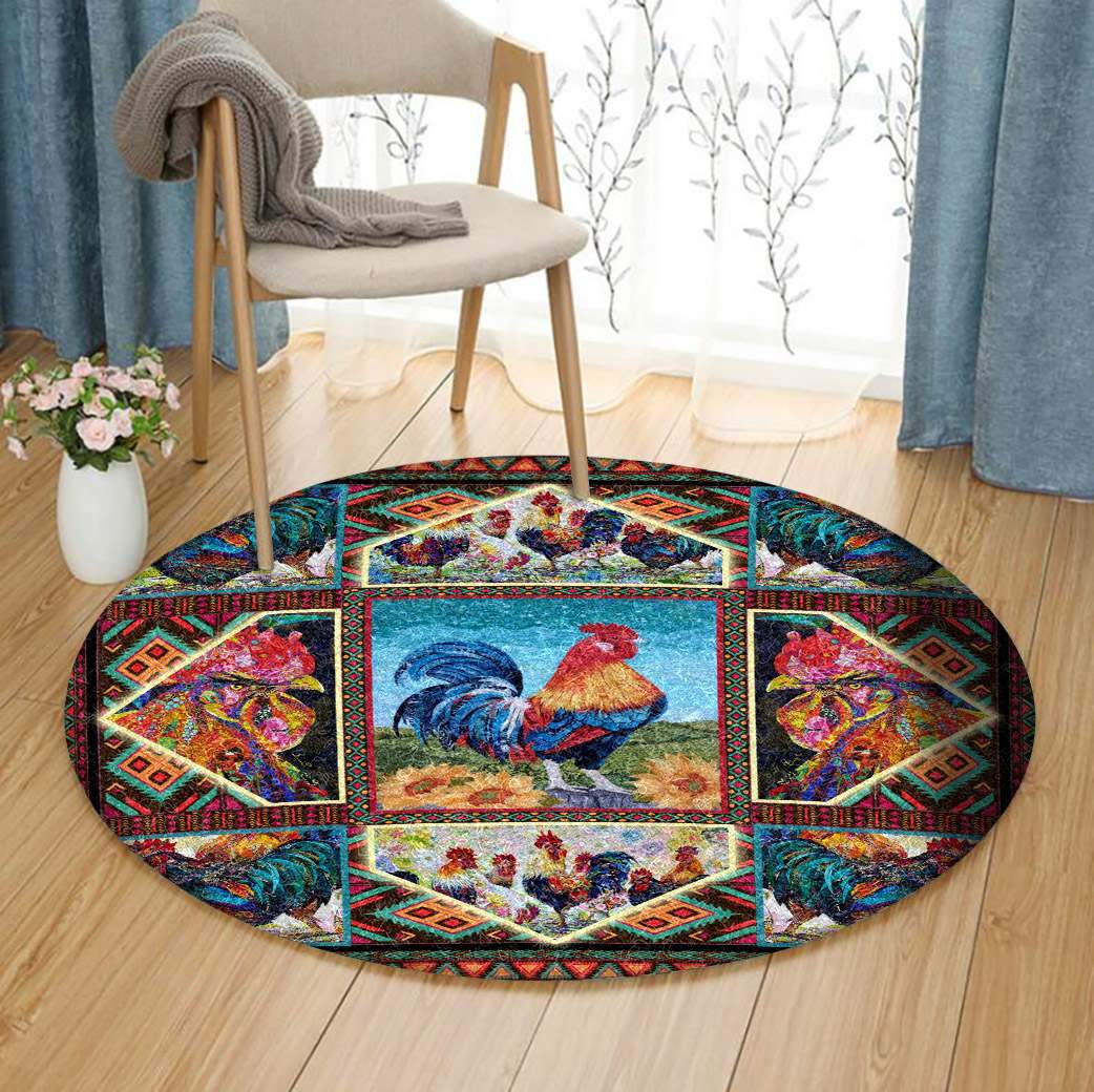 Chicken Limited Edition Round Rug