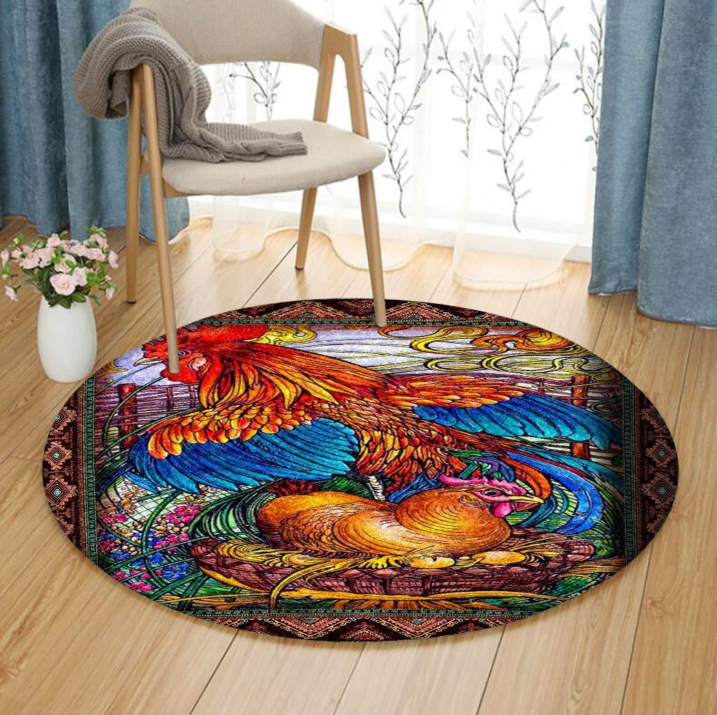 Chicken Limited Edition Round Rug