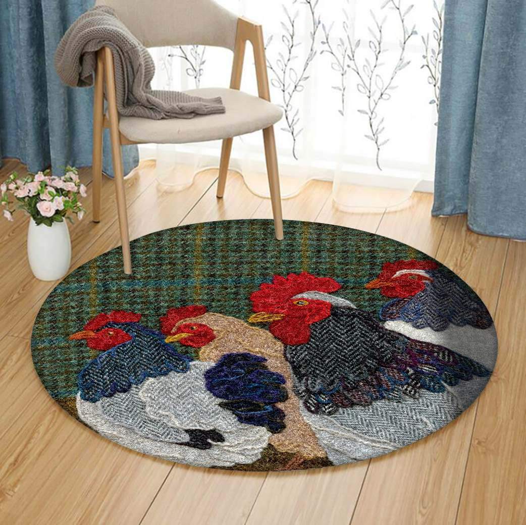 Chicken Limited Edition Round Rug