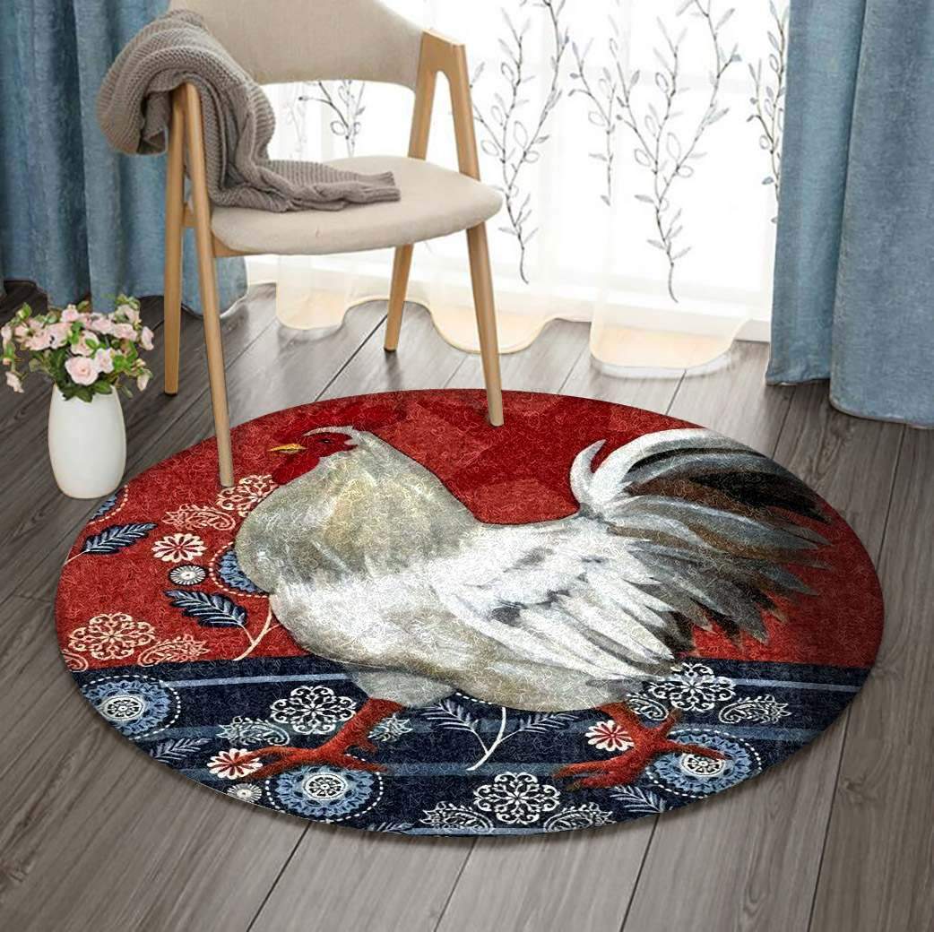 Chicken Limited Edition Round Rug