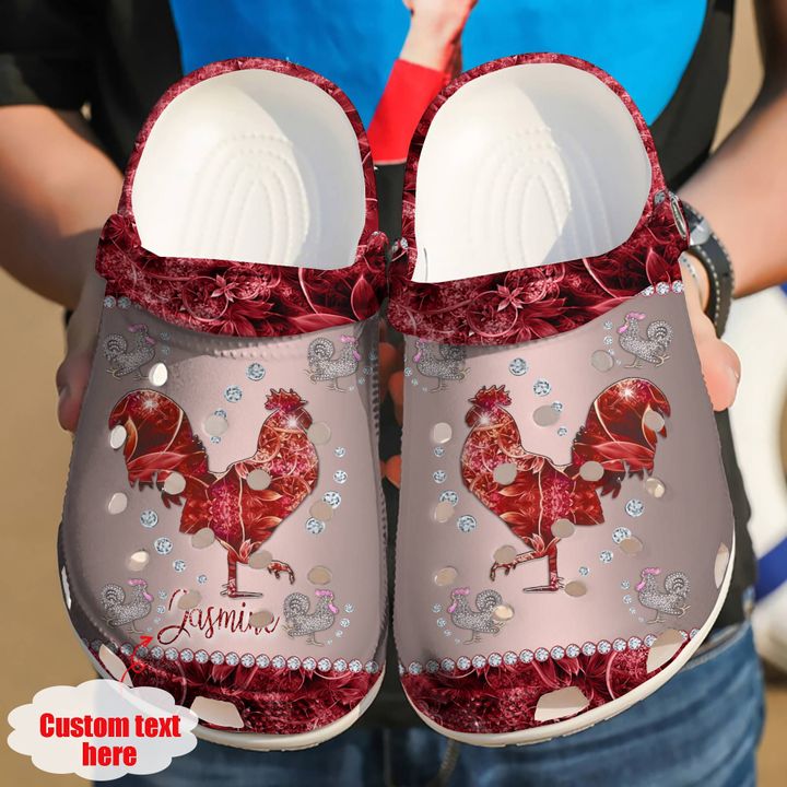 Chicken Personalized Glowing Crocs Clog Shoes
