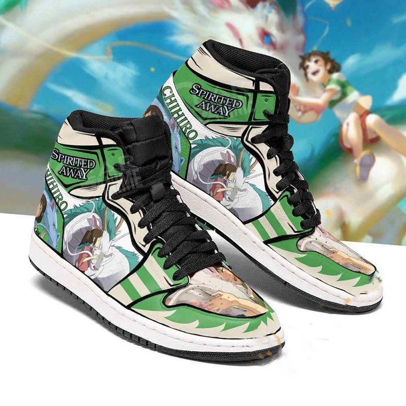 Chihiro And Haku Spirited Away Sneakers Air Jordan Shoes