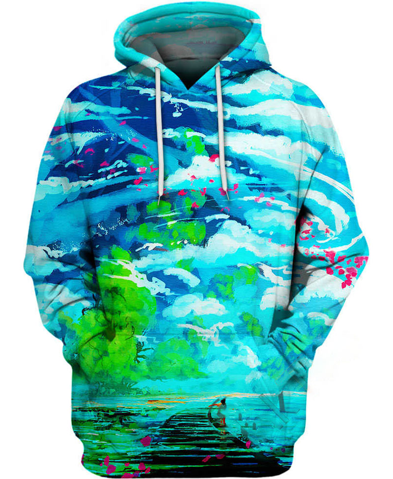 Chihiro On The Railroad Hoodie 3D