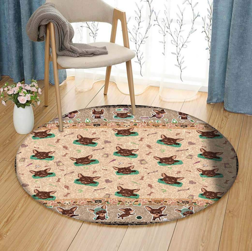 Chihuahua Limited Edition Round Rug