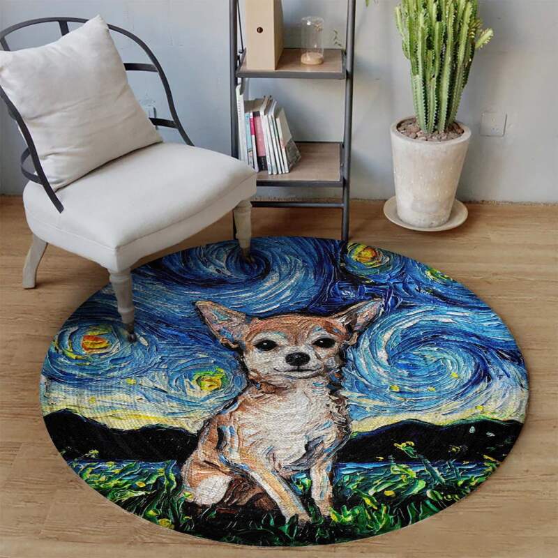 Chihuahua Limited Edition Round Rug