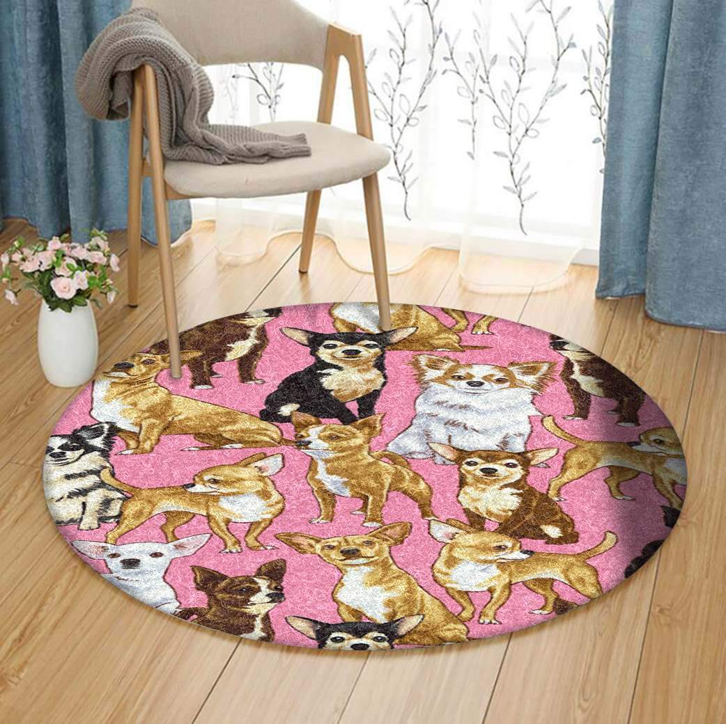 Chihuahua Limited Edition Round Rug