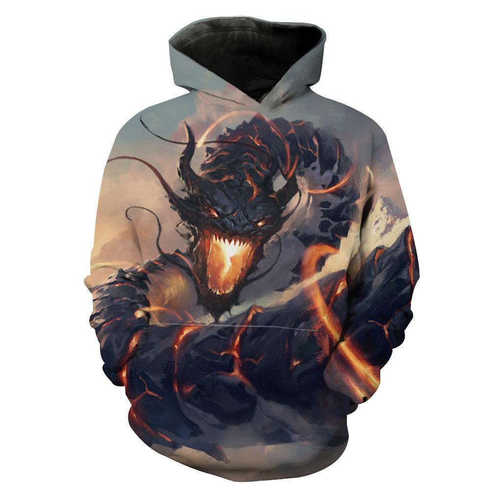Chinese Dragon Epic Fantasy Dragon Hoodie 3D