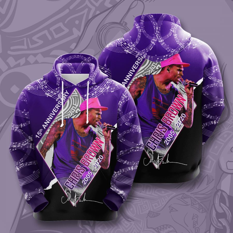 Chris Brown Custom Hoodie 3D
