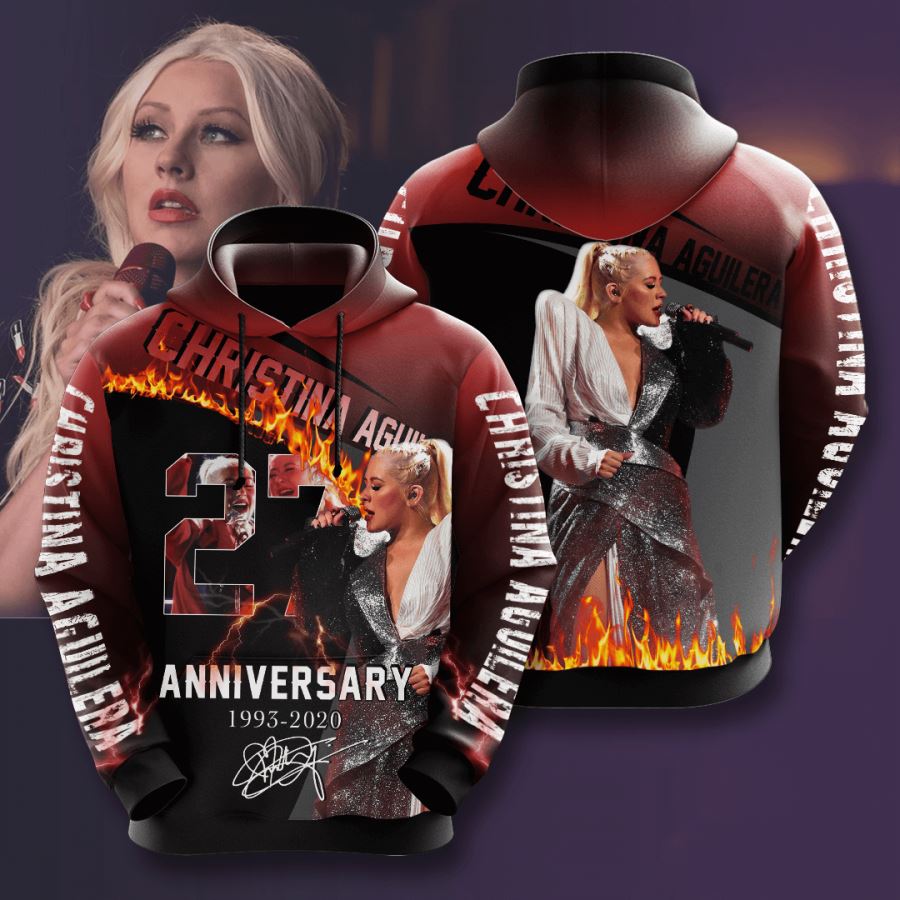 Christina Aguilera Custom Hoodie 3D