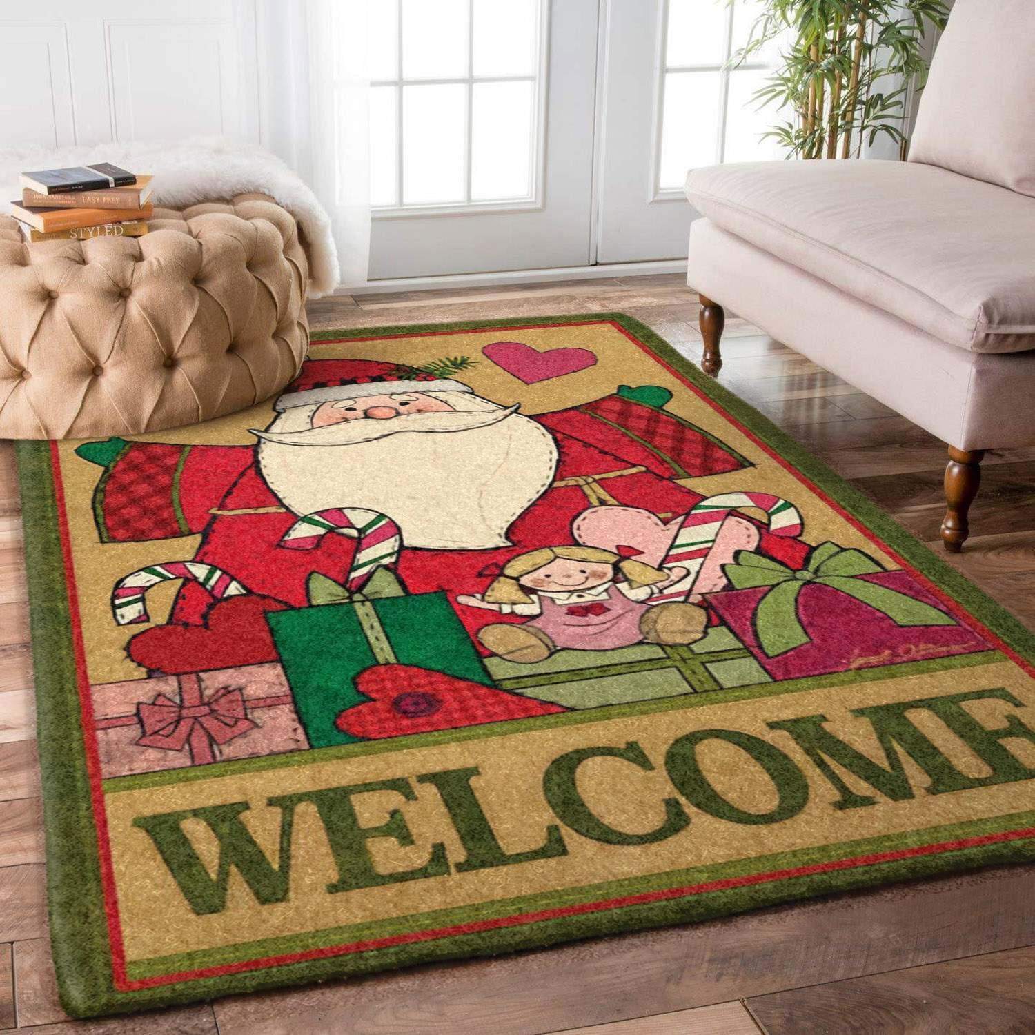 Christmas Deer Area Limited Edition Rug
