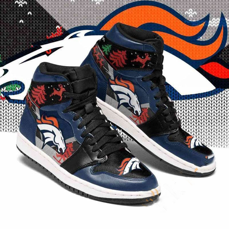 Christmas Denver Broncos Nfl Custom Air Jordan Shoes