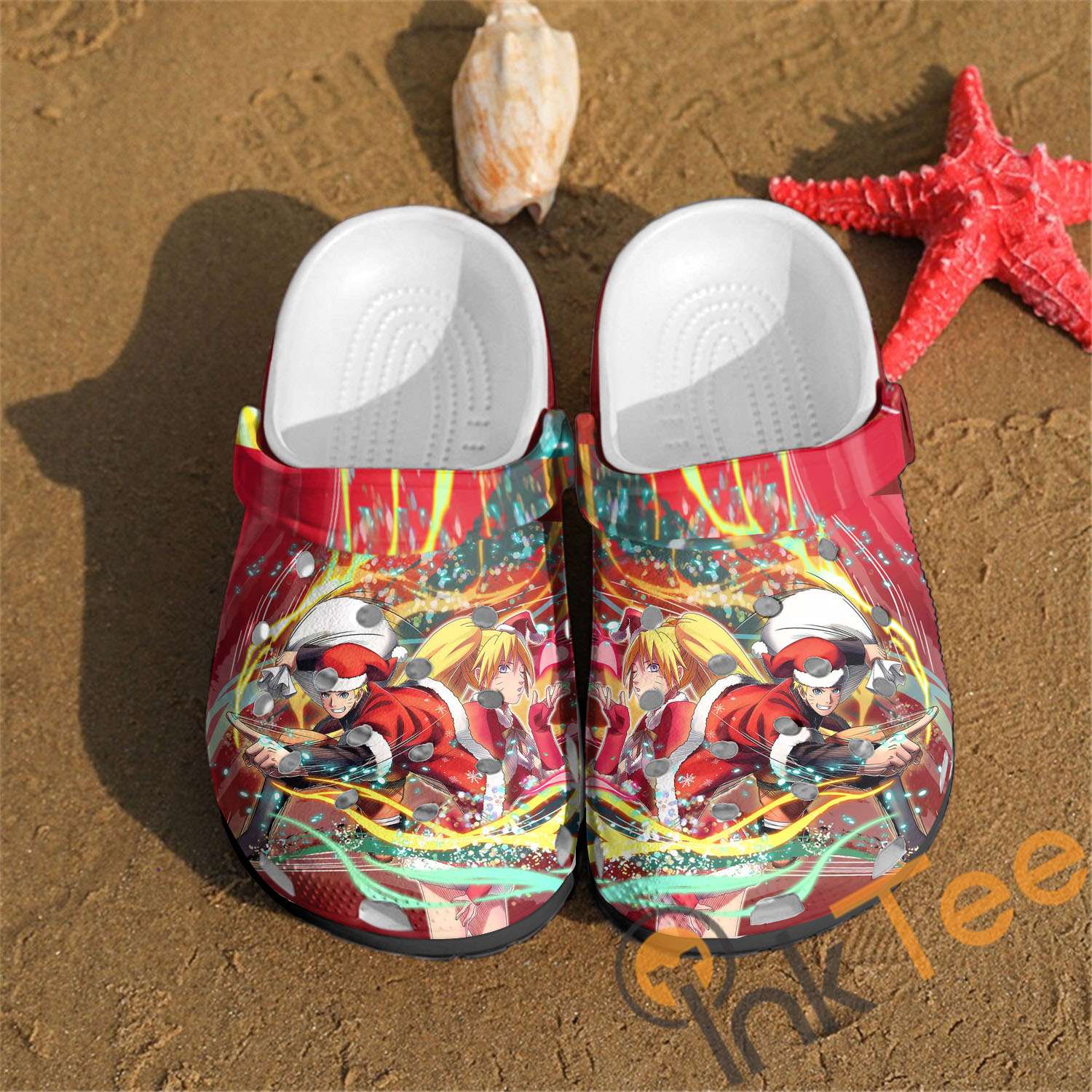 Christmas Fem Naruto Uzumaki Custom Best Seller Crocs Clog Shoes