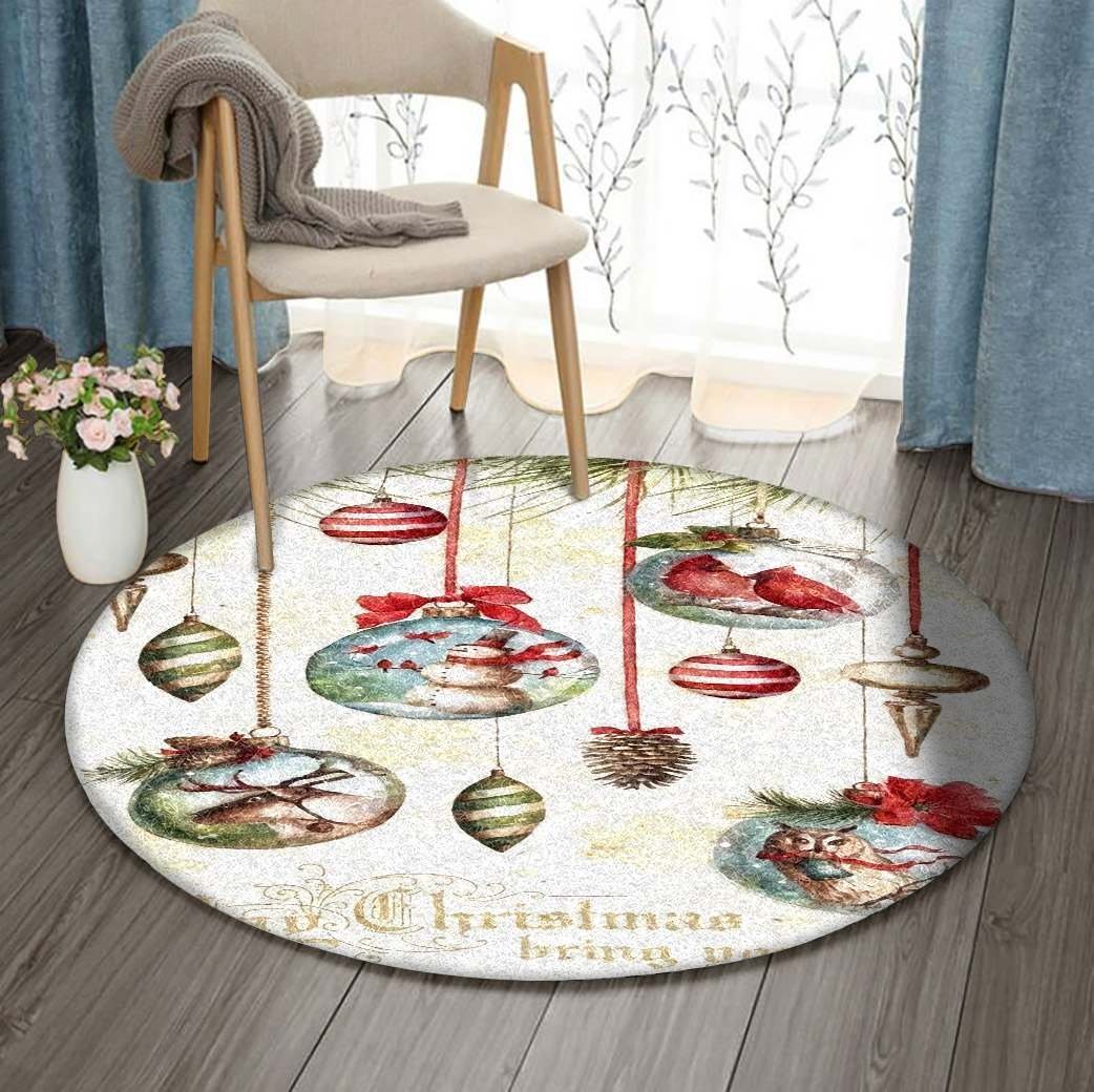 Christmas Limited Edition Round Rug