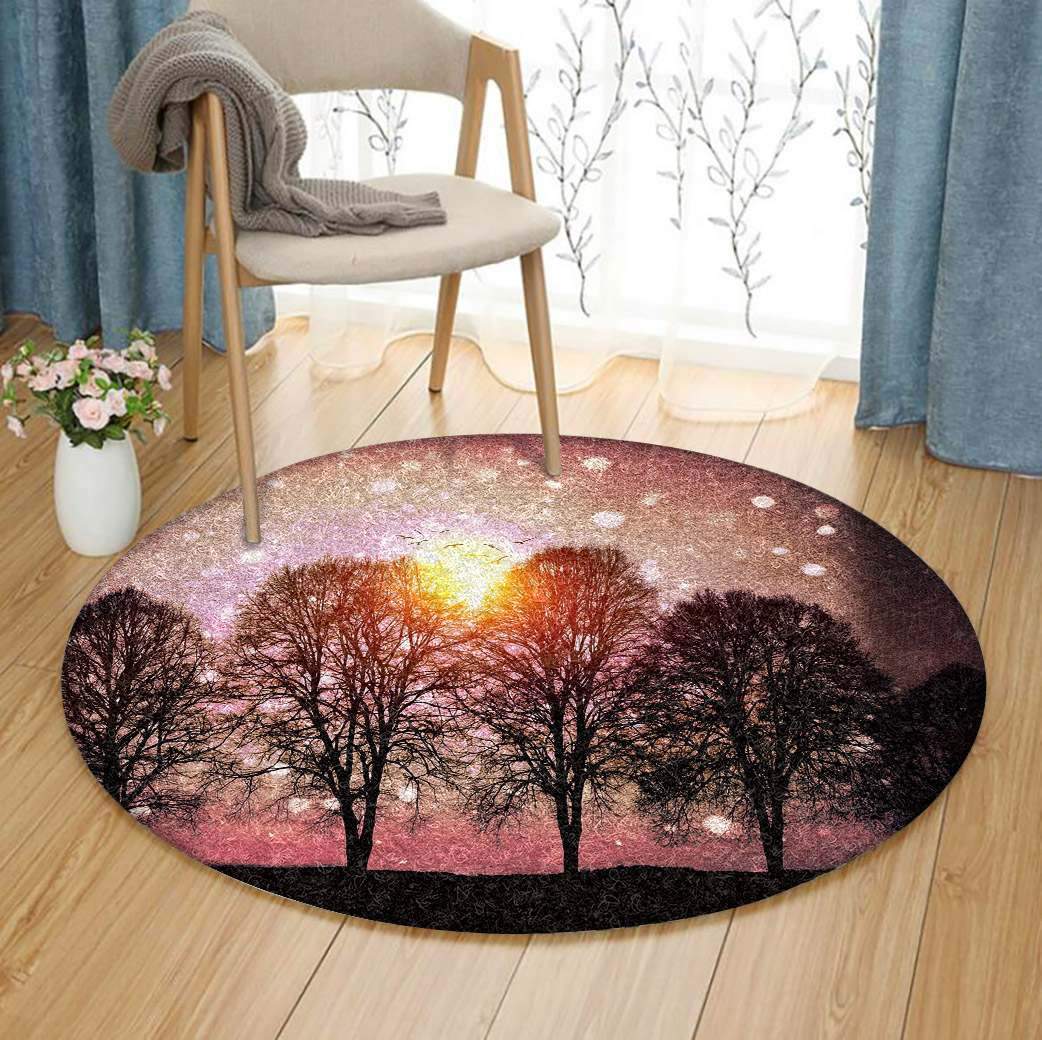 Christmas Night Limited Edition Round Rug