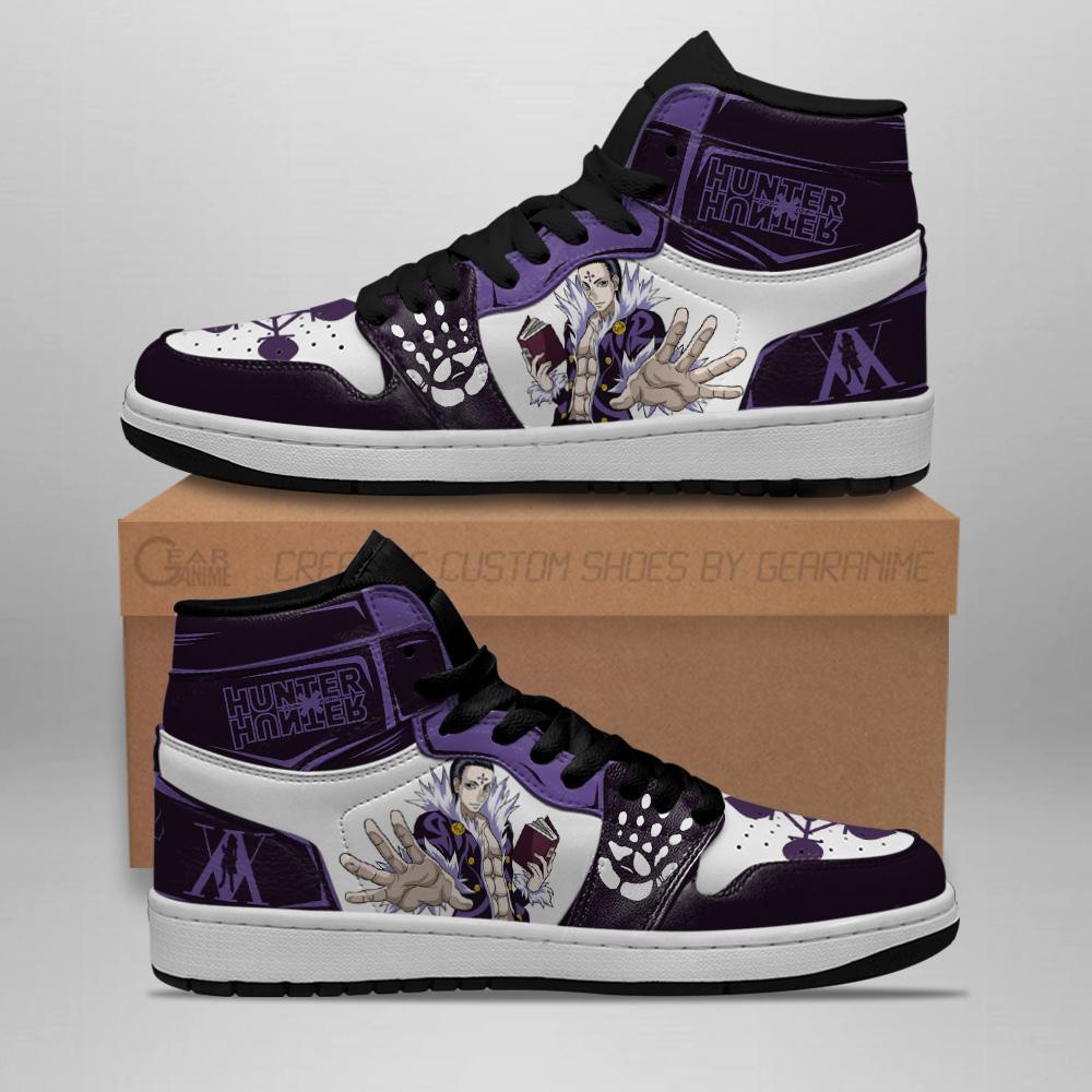 Chrollo Lucilfer Hunter X Hunter Sneakers Hxh Anime Air Jordan Shoes